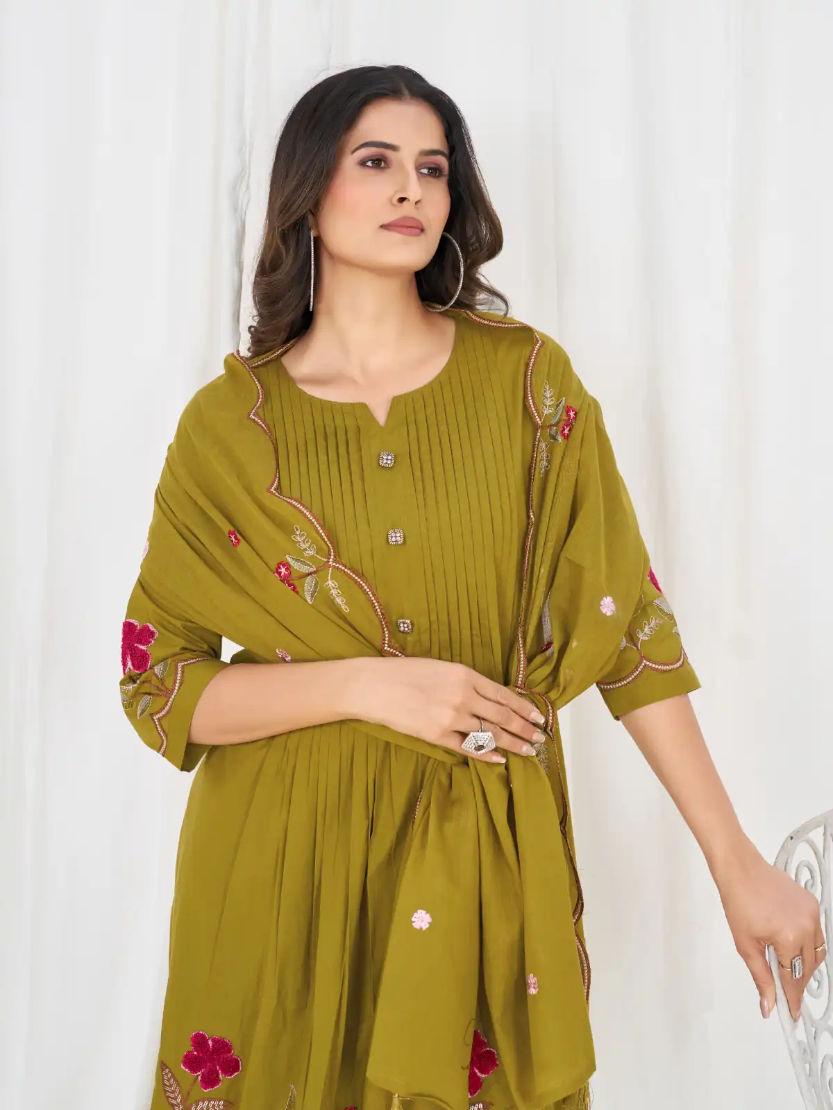 DIVA 159 Mustered with Embroidery Work & Cut Work Brown Pure Cotton Salwar Suit . Exclusive Offer ₹2499. Delivery 4-6 Working Days. Shop now. | Jump Suits, Straight Suits, Casual Suits, Creative suits, Designer Suits, Palazzo Suits, Party Wear Suits, Patiala Suits, Salwar suit