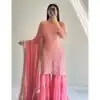 ZD 10010 Pink in Pink Fox Georgette. Sequins Work & Embroidery Work Salwar Suit Special Price ₹2399. Delivery 4-6 Working Days. Shop now. | Jump Suits, Straight Suits, Casual Suits, Creative suits, Designer Suits, Palazzo Suits, Party Wear Suits, Patiala Suits, Salwar suit