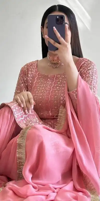 ZD 10010 Pink in Pink Fox Georgette. Sequins Work & Embroidery Work Salwar Suit Special Price ₹2399. Delivery 4-6 Working Days. Shop now. | Jump Suits, Straight Suits, Casual Suits, Creative suits, Designer Suits, Palazzo Suits, Party Wear Suits, Patiala Suits, Salwar suit