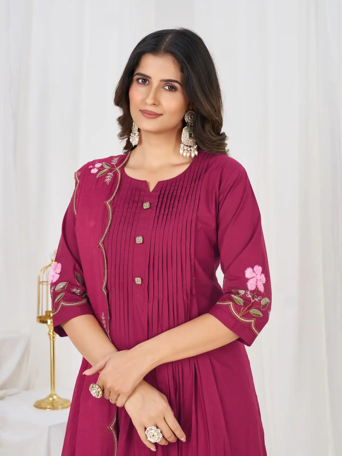 DIVA 159 Pink with Embroidery Work & Cut Work Brown Pure Cotton Salwar Suit . Exclusive Offer ₹2499. Delivery 4-6 Working Days. Shop now. | Jump Suits, Straight Suits, Casual Suits, Creative suits, Designer Suits, Palazzo Suits, Party Wear Suits, Patiala Suits, Salwar suit