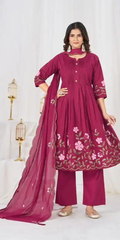DIVA 159 Pink with Embroidery Work & Cut Work Brown Pure Cotton Salwar Suit . Exclusive Offer ₹2499. Delivery 4-6 Working Days. Shop now. | Jump Suits, Straight Suits, Casual Suits, Creative suits, Designer Suits, Palazzo Suits, Party Wear Suits, Patiala Suits, Salwar suit
