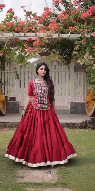 PKA 5078 Red Kora Cotton Lehenga Choli erfect for Wedding, Party, Haldi, Traditional Day, Makar Sankranti – . Special Price ₹2649. Delivery 4-6 Working | Bollywood Lehenga, Creative Lehenga, Designer Lehenga, Embroidered Lehenga, Lehenga, Party Wear Lehenga