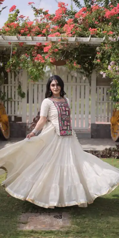 PKA 5078 White Kora Cotton Lehenga Choli erfect for Wedding, Party, Haldi, Traditional Day, Makar Sankranti – . Special Price ₹2649. Delivery 4-6 Working | Bollywood Lehenga, Creative Lehenga, Designer Lehenga, Embroidered Lehenga, Lehenga, Party Wear Lehenga