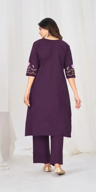 DIVA 159 Wine with Embroidery Work & Cut Work Brown Pure Cotton Salwar Suit . Exclusive Offer ₹2499. Delivery 4-6 Working Days. Shop now. | Jump Suits, Straight Suits, Casual Suits, Creative suits, Designer Suits, Palazzo Suits, Party Wear Suits, Patiala Suits, Salwar suit