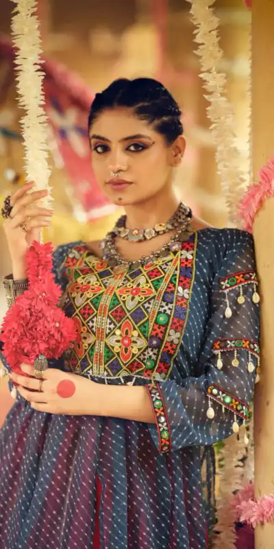 RR 28 Blue in Plain Rayon Embroidery Work & Cowrie Work Lehenga Choli . Grab it for ₹2149. Delivery 4-6 Working Days. Shop now. | Bollywood Lehenga, Creative Lehenga, Designer Lehenga, Embroidered Lehenga, Lehenga, Party Wear Lehenga