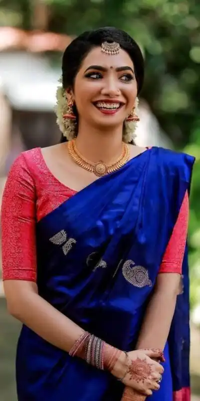 KP 2053 Blue in Soft Lichi Silk Jacquard Work Designer Work Saree . Exclusive Offer ₹1249. Delivery 4-6 Working Days. Shop now. | Bollywood Sarees, Creative Sarees, Designer Sarees, Embroidered Sarees, Ethnic Saree, Modern Digital sarees, Party Wear Sarees, Sarees