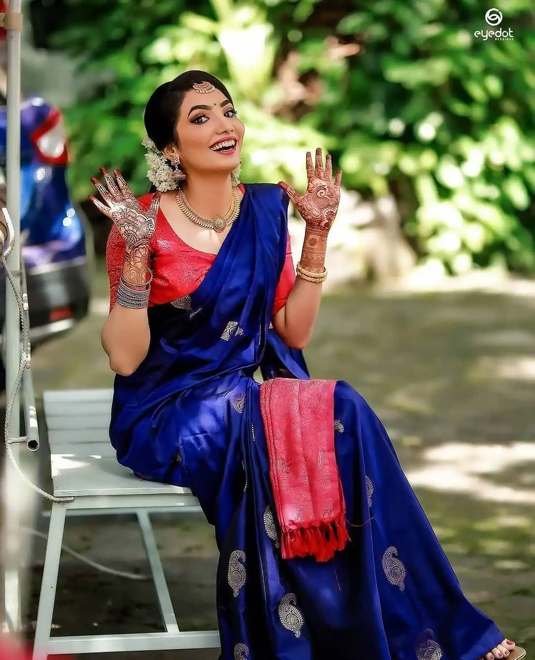 KP 2053 Blue in Soft Lichi Silk Jacquard Work Designer Work Saree . Exclusive Offer ₹1249. Delivery 4-6 Working Days. Shop now. | Bollywood Sarees, Creative Sarees, Designer Sarees, Embroidered Sarees, Ethnic Saree, Modern Digital sarees, Party Wear Sarees, Sarees