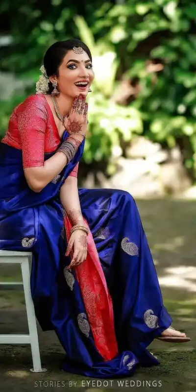 KP 2053 Blue in Soft Lichi Silk Jacquard Work Designer Work Saree . Exclusive Offer ₹1249. Delivery 4-6 Working Days. Shop now. | Bollywood Sarees, Creative Sarees, Designer Sarees, Embroidered Sarees, Ethnic Saree, Modern Digital sarees, Party Wear Sarees, Sarees