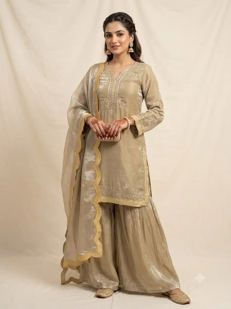 LG 2123 Golden Fendy Salwar Suit with Embroidery Work & Sequins Work. Exclusive Offer ₹2099. Delivery 4-6 Working Days. Shop now. | Jump Suits, Straight Suits, Casual Suits, Creative suits, Designer Suits, Palazzo Suits, Party Wear Suits, Patiala Suits, Salwar suit