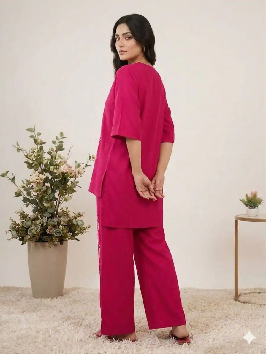 LG 2092 Rani Pink Roman Silk. Sequins Work & Embroidery Work Salwar Suit Festive Deal ₹1699. Delivery 4-6 Working Days. Shop now. | Jump Suits, Straight Suits, Casual Suits, Creative suits, Designer Suits, Palazzo Suits, Party Wear Suits, Patiala Suits, Salwar suit