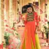 RR 28 Red in Plain Rayon Embroidery Work & Cowrie Work Lehenga Choli . Grab it for ₹2149. Delivery 4-6 Working Days. Shop now. | Bollywood Lehenga, Creative Lehenga, Designer Lehenga, Embroidered Lehenga, Lehenga, Party Wear Lehenga