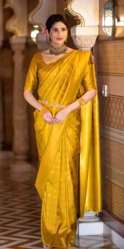 KPR 237 Mustered Soft Lichi Silk Cloth Saree Perfect for Wedding, Party, Family Gatherings, Sangeet, Ethnic Day – . Festive Deal ₹1299. Delivery 4-6 Workin | Bollywood Sarees, Creative Sarees, Designer Sarees, Embroidered Sarees, Ethnic Saree, Modern Digital sarees, Party Wear Sarees, Sarees