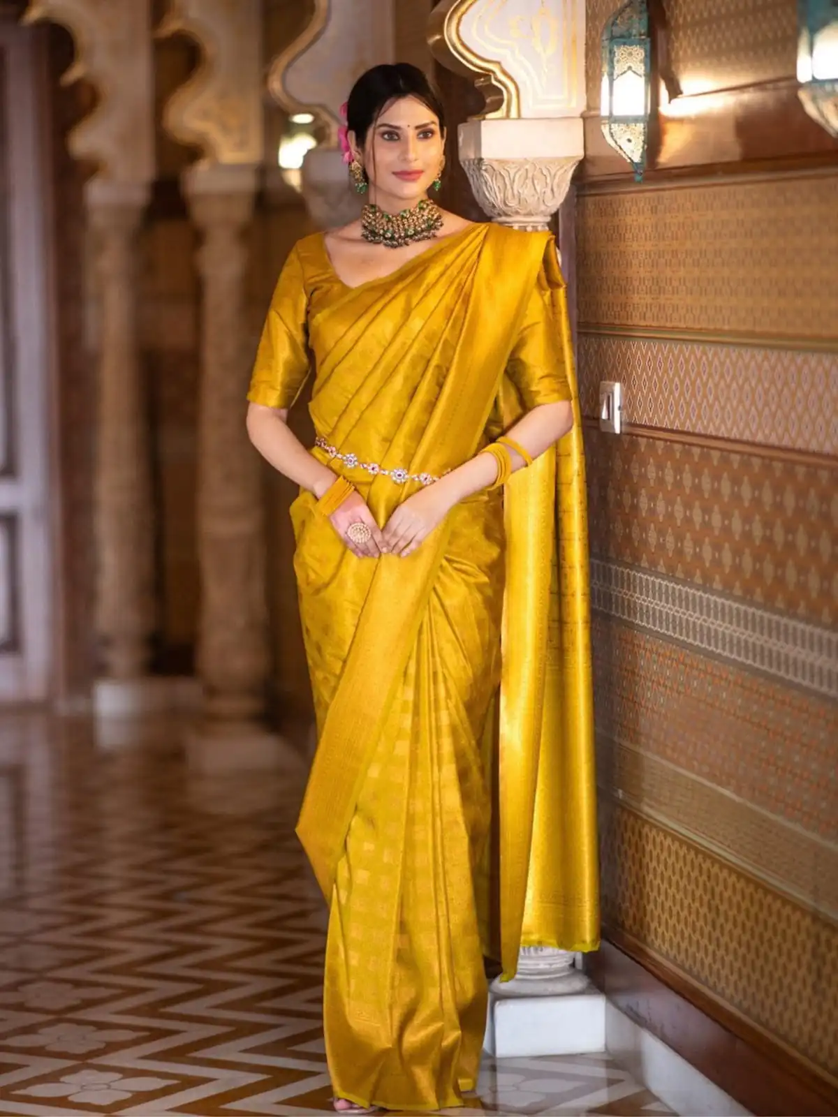 KPR 237 Mustered Soft Lichi Silk Cloth Saree Perfect for Wedding, Party, Family Gatherings, Sangeet, Ethnic Day – . Festive Deal ₹1299. Delivery 4-6 Workin | Bollywood Sarees, Creative Sarees, Designer Sarees, Embroidered Sarees, Ethnic Saree, Modern Digital sarees, Party Wear Sarees, Sarees