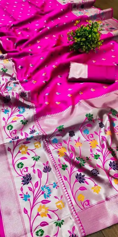 KPR 295 Pink Soft Lichi Silk Cloth Saree Perfect for Wedding, Party, Family Gatherings, Sangeet, Ethnic Day – . Festive Deal ₹1449. Delivery 4-6 Workin | Bollywood Sarees, Creative Sarees, Designer Sarees, Embroidered Sarees, Ethnic Saree, Modern Digital sarees, Party Wear Sarees, Sarees