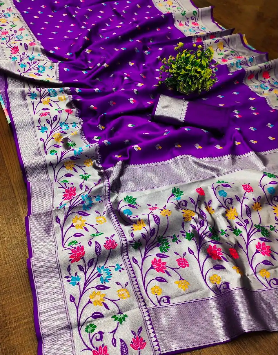 KPR 295 Purple Soft Lichi Silk Cloth Saree Perfect for Wedding, Party, Family Gatherings, Sangeet, Ethnic Day – . Festive Deal ₹1449. Delivery 4-6 Working | Bollywood Sarees, Creative Sarees, Designer Sarees, Embroidered Sarees, Ethnic Saree, Modern Digital sarees, Party Wear Sarees, Sarees