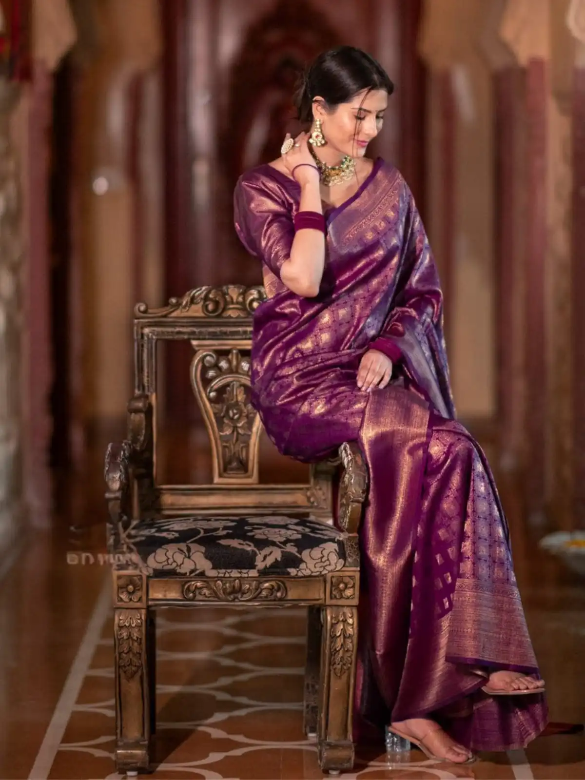 KPR 237 Wine Soft Lichi Silk Cloth Saree Perfect for Wedding, Party, Family Gatherings, Sangeet, Ethnic Day – . Festive Deal ₹1299. Delivery 4-6 Workin | Bollywood Sarees, Creative Sarees, Designer Sarees, Embroidered Sarees, Ethnic Saree, Modern Digital sarees, Party Wear Sarees, Sarees