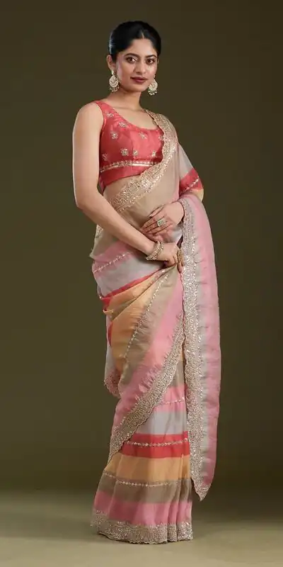 NC 5564 Multi Color Goldy Silk Saree with Zari Work & Embroidery Work. Best Price ₹2149. Delivery 4-6 Working Days. Shop now. | Bollywood Sarees, Creative Sarees, Designer Sarees, Embroidered Sarees, Ethnic Saree, Modern Digital sarees, Party Wear Sarees, Sarees