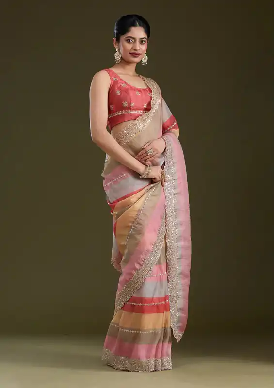 NC 5564 Multi Color Goldy Silk Saree with Zari Work & Embroidery Work. Best Price ₹2149. Delivery 4-6 Working Days. Shop now. | Bollywood Sarees, Creative Sarees, Designer Sarees, Embroidered Sarees, Ethnic Saree, Modern Digital sarees, Party Wear Sarees, Sarees
