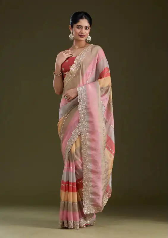 NC 5564 Multi Color Goldy Silk Saree with Zari Work & Embroidery Work. Best Price ₹2149. Delivery 4-6 Working Days. Shop now. | Bollywood Sarees, Creative Sarees, Designer Sarees, Embroidered Sarees, Ethnic Saree, Modern Digital sarees, Party Wear Sarees, Sarees