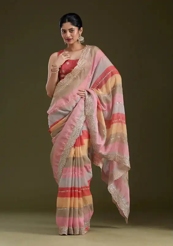 NC 5564 Multi Color Goldy Silk Saree with Zari Work & Embroidery Work. Best Price ₹2149. Delivery 4-6 Working Days. Shop now. | Bollywood Sarees, Creative Sarees, Designer Sarees, Embroidered Sarees, Ethnic Saree, Modern Digital sarees, Party Wear Sarees, Sarees