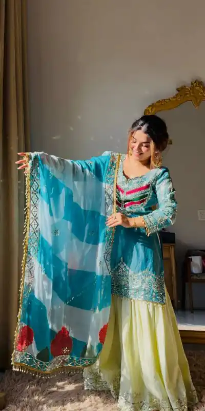ZC NEHA Blue Mox Fendy Salwar Suit with Embroidery Work & Sequins Work. Get it for ₹2449. Delivery 4-6 Working Days. Shop now. | Jump Suits, Straight Suits, Casual Suits, Creative suits, Designer Suits, Palazzo Suits, Party Wear Suits, Patiala Suits, Salwar suit