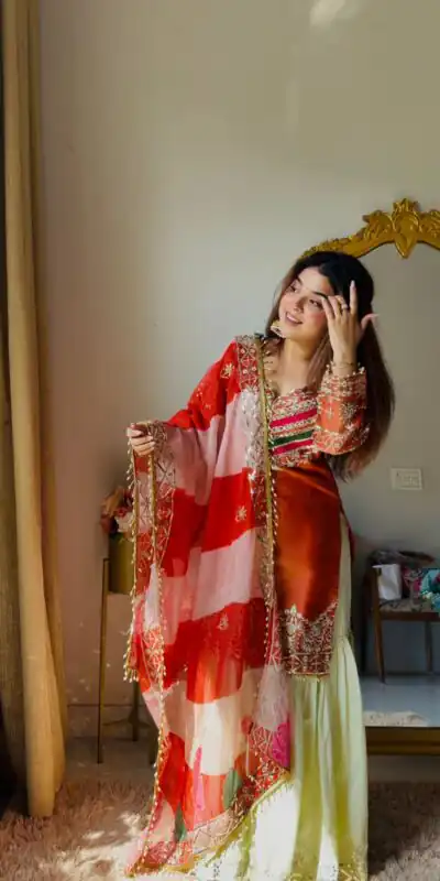 ZC NEHA Orange Mox Fendy Salwar Suit with Embroidery Work & Sequins Work. Get it for ₹2449. Delivery 4-6 Working Days. Shop now. | Jump Suits, Straight Suits, Casual Suits, Creative suits, Designer Suits, Palazzo Suits, Party Wear Suits, Patiala Suits, Salwar suit