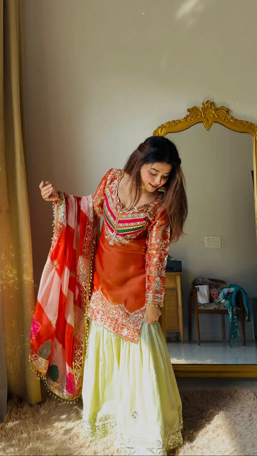 ZC NEHA Orange Mox Fendy Salwar Suit with Embroidery Work & Sequins Work. Get it for ₹2449. Delivery 4-6 Working Days. Shop now. | Jump Suits, Straight Suits, Casual Suits, Creative suits, Designer Suits, Palazzo Suits, Party Wear Suits, Patiala Suits, Salwar suit