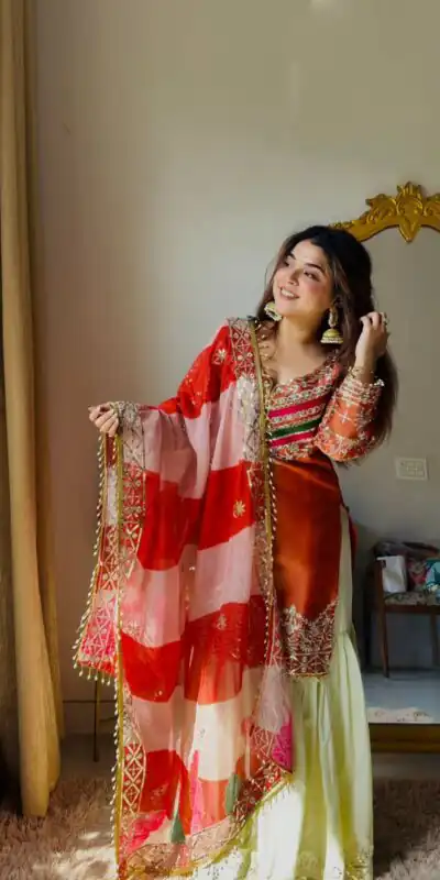 ZC NEHA Orange Mox Fendy Salwar Suit with Embroidery Work & Sequins Work. Get it for ₹2449. Delivery 4-6 Working Days. Shop now. | Jump Suits, Straight Suits, Casual Suits, Creative suits, Designer Suits, Palazzo Suits, Party Wear Suits, Patiala Suits, Salwar suit