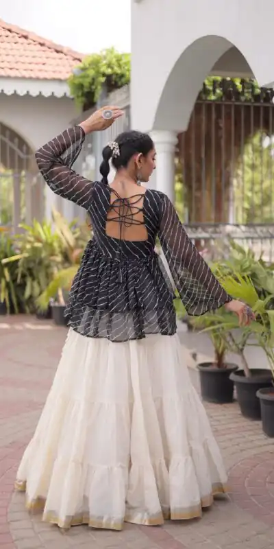 KA 5074 Black Kora Cotton Lehenga Choli erfect for Wedding, Party, Haldi, Traditional Day, Makar Sankranti – . Special Price ₹2849. Delivery 4-6 Working | Bollywood Lehenga, Creative Lehenga, Designer Lehenga, Embroidered Lehenga, Lehenga, Party Wear Lehenga