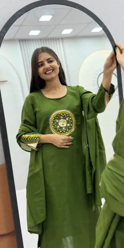 PC 598 Green Roman Silk Salwar Suit with Sequins Work & Embroidery Work. Available at ₹2099 only. Delivery 4-6 Working Days. Shop now. | Jump Suits, Straight Suits, Casual Suits, Creative suits, Designer Suits, Palazzo Suits, Party Wear Suits, Patiala Suits, Salwar suit