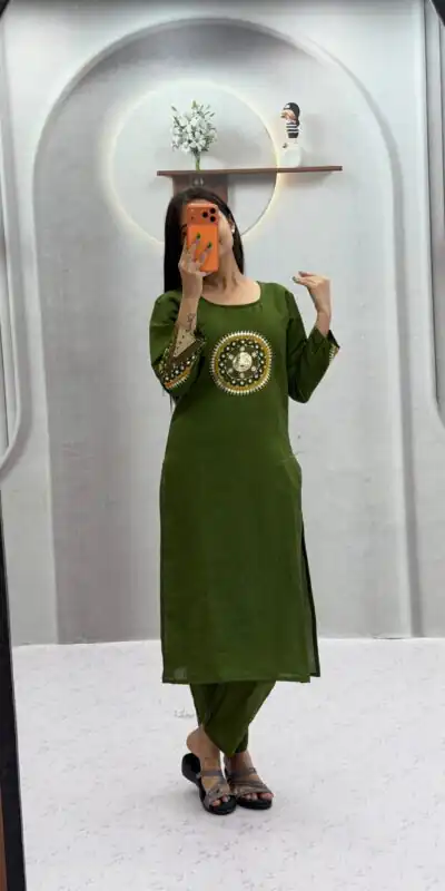 PC 598 Green Roman Silk Salwar Suit with Sequins Work & Embroidery Work. Available at ₹2099 only. Delivery 4-6 Working Days. Shop now. | Jump Suits, Straight Suits, Casual Suits, Creative suits, Designer Suits, Palazzo Suits, Party Wear Suits, Patiala Suits, Salwar suit