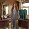 ST 249 Grey Roman Silk Salwar Suit with Sequins Work & Embroidery Work. Available at ₹2099 only. Delivery 4-6 Working Days. Shop now. | Jump Suits, Straight Suits, Casual Suits, Creative suits, Designer Suits, Palazzo Suits, Party Wear Suits, Patiala Suits, Salwar suit