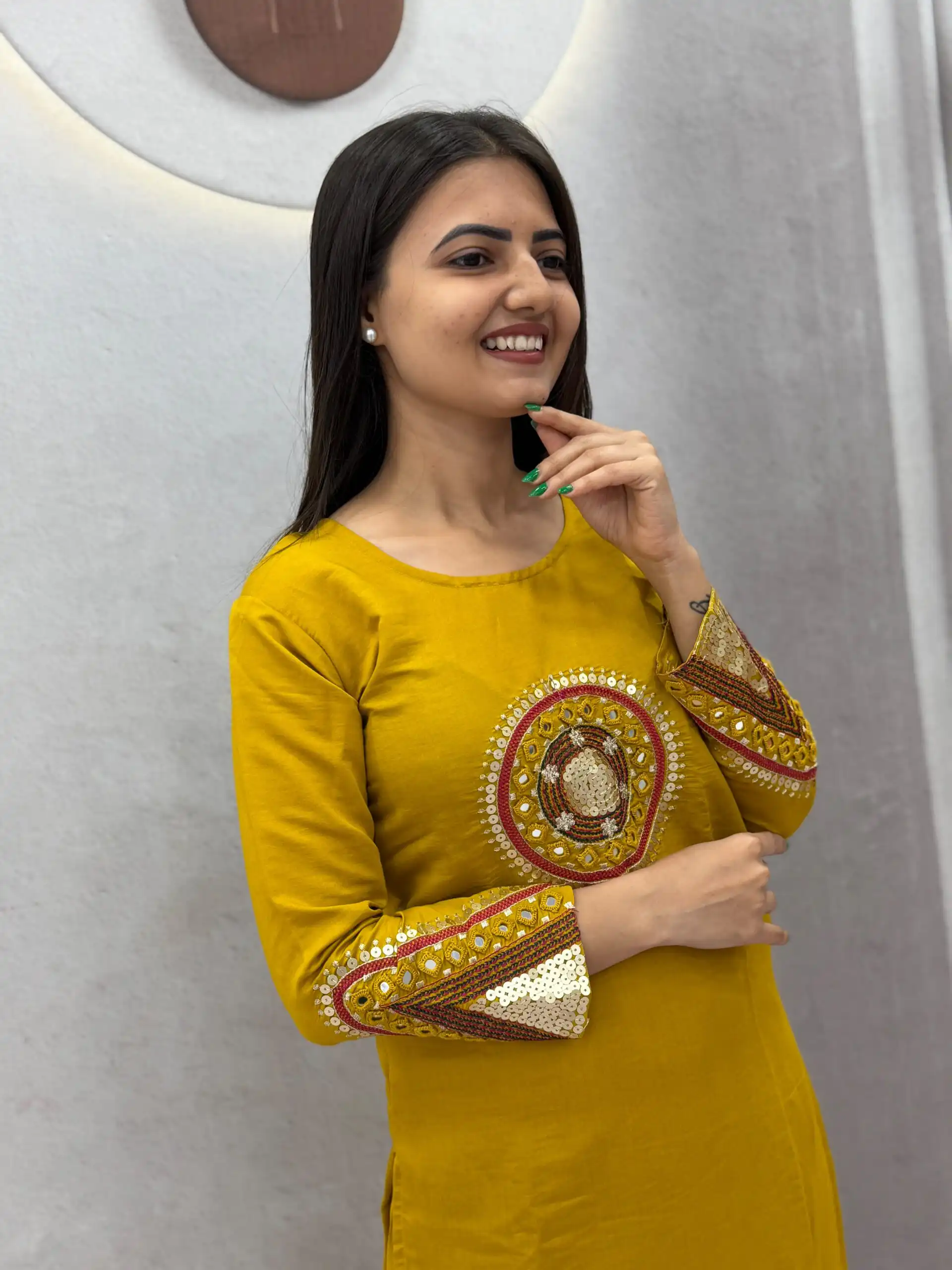 PC 598 Mustered Roman Silk Salwar Suit with Sequins Work & Embroidery Work. Available at ₹2099 only. Delivery 4-6 Working Days. Shop now. | Jump Suits, Straight Suits, Casual Suits, Creative suits, Designer Suits, Palazzo Suits, Party Wear Suits, Patiala Suits, Salwar suit