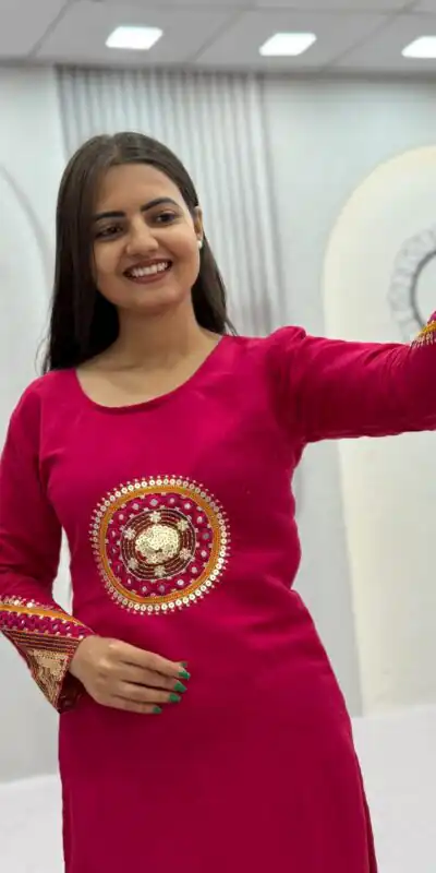 PC 598 Pink Roman Silk Salwar Suit with Sequins Work & Embroidery Work. Available at ₹2099 only. Delivery 4-6 Working Days. Shop now. | Jump Suits, Straight Suits, Casual Suits, Creative suits, Designer Suits, Palazzo Suits, Party Wear Suits, Patiala Suits, Salwar suit