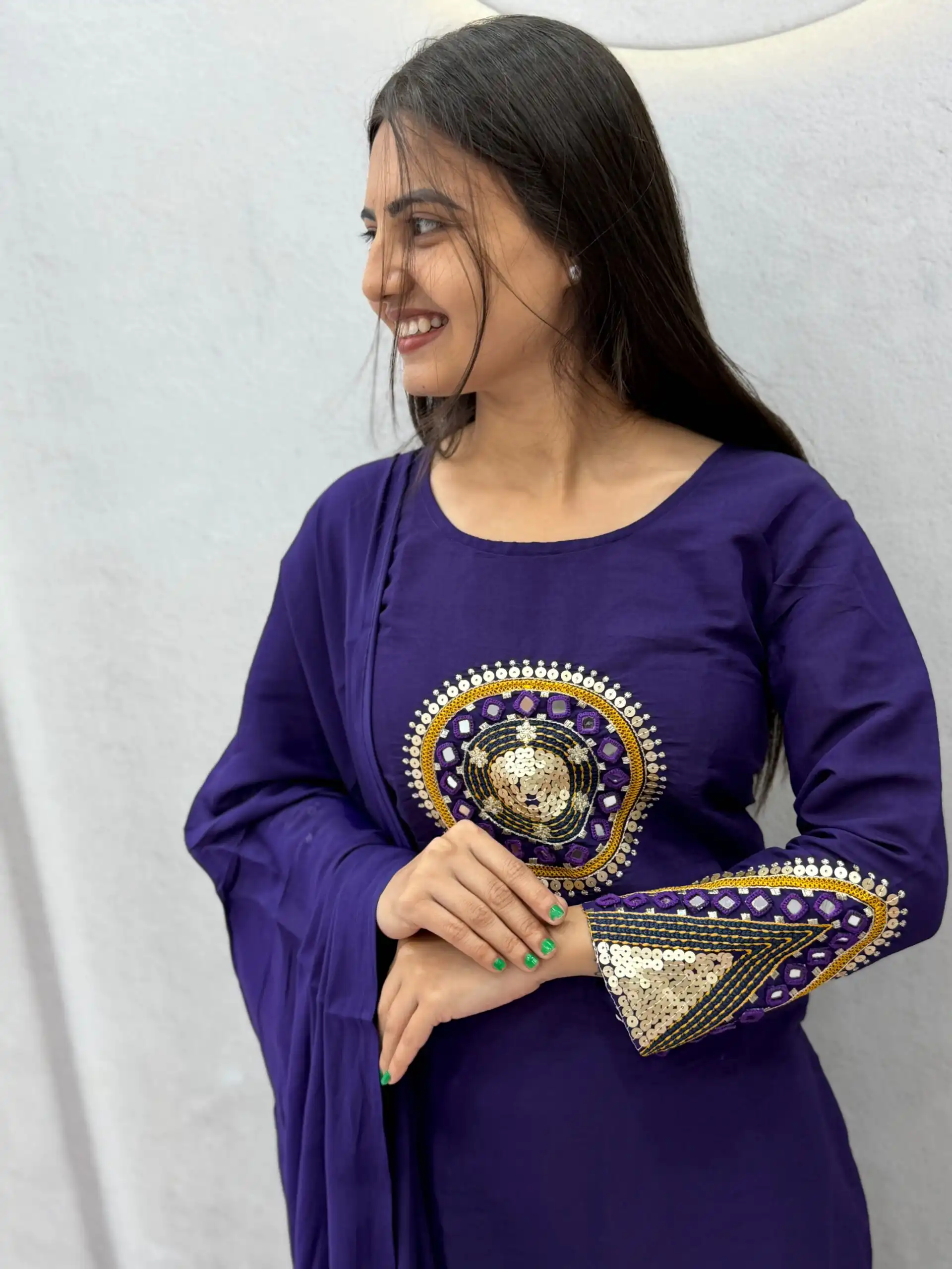 PC 598 Purple Roman Silk Salwar Suit with Sequins Work & Embroidery Work. Available at ₹2099 only. Delivery 4-6 Working Days. Shop now. | Jump Suits, Straight Suits, Casual Suits, Creative suits, Designer Suits, Palazzo Suits, Party Wear Suits, Patiala Suits, Salwar suit