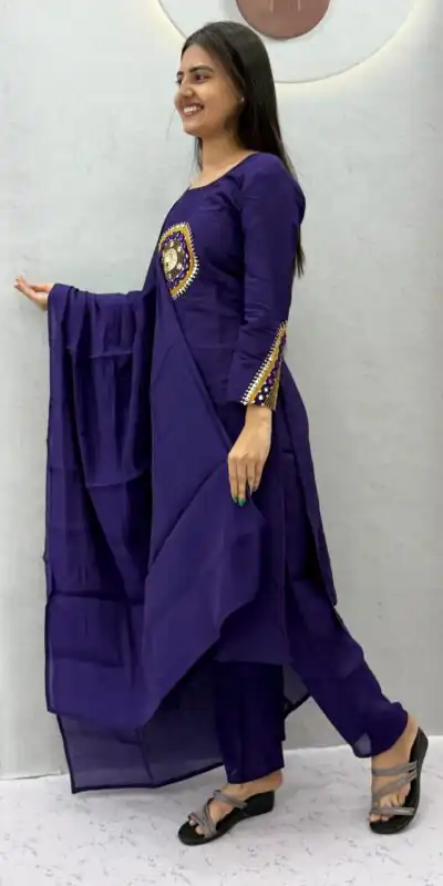 PC 598 Purple Roman Silk Salwar Suit with Sequins Work & Embroidery Work. Available at ₹2099 only. Delivery 4-6 Working Days. Shop now. | Jump Suits, Straight Suits, Casual Suits, Creative suits, Designer Suits, Palazzo Suits, Party Wear Suits, Patiala Suits, Salwar suit