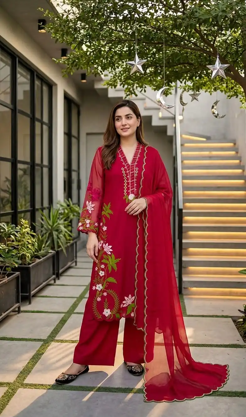 ST 249 Red Roman Silk Salwar Suit with Sequins Work & Embroidery Work. Available at ₹2099 only. Delivery 4-6 Working Days. Shop now. | Jump Suits, Straight Suits, Casual Suits, Creative suits, Designer Suits, Palazzo Suits, Party Wear Suits, Patiala Suits, Salwar suit