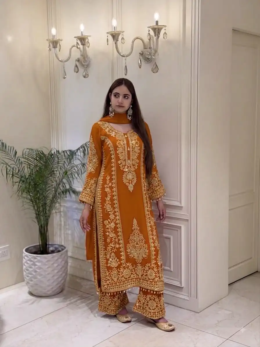 SRK 5365 Mastered Faux Georgette Salwar Suit erfect for Wedding, Party, Mehendi, Pongal, Reception – . Available at ₹2449 only. Delivery 4-6 Working Days | Jump Suits, Straight Suits, Casual Suits, Creative suits, Designer Suits, Palazzo Suits, Party Wear Suits, Patiala Suits, Salwar suit