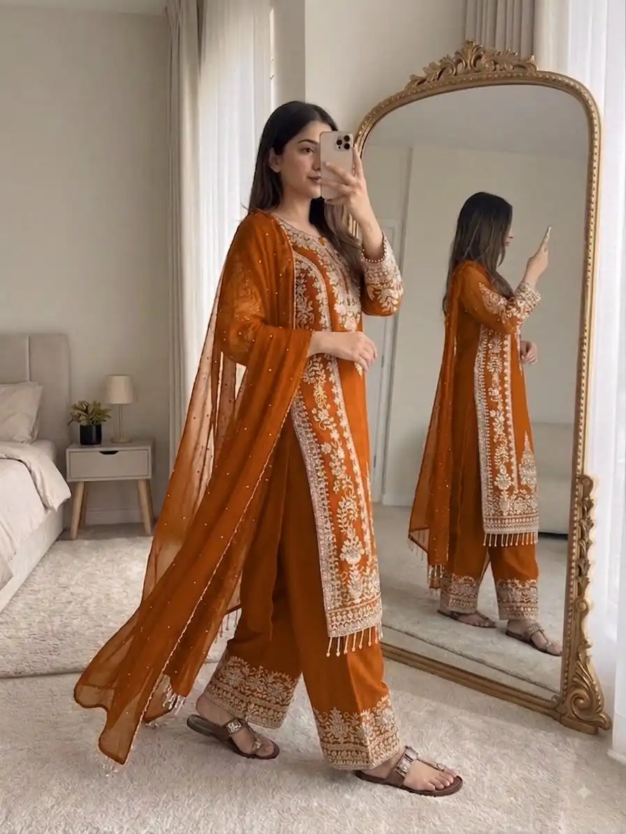 SRK 5365 Mastered Faux Georgette Salwar Suit erfect for Wedding, Party, Mehendi, Pongal, Reception – . Available at ₹2449 only. Delivery 4-6 Working Days | Jump Suits, Straight Suits, Casual Suits, Creative suits, Designer Suits, Palazzo Suits, Party Wear Suits, Patiala Suits, Salwar suit