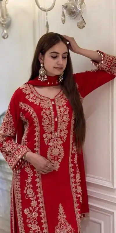 SRK 5365 Pink Faux Georgette Salwar Suit erfect for Wedding, Party, Mehendi, Pongal, Reception – . Available at ₹2449 only. Delivery 4-6 Working Days | Jump Suits, Straight Suits, Casual Suits, Creative suits, Designer Suits, Palazzo Suits, Party Wear Suits, Patiala Suits, Salwar suit