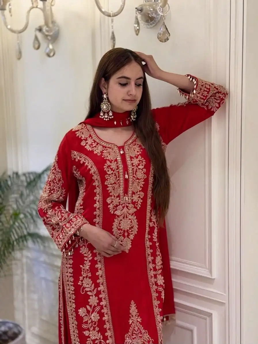 SRK 5365 Pink Faux Georgette Salwar Suit erfect for Wedding, Party, Mehendi, Pongal, Reception – . Available at ₹2449 only. Delivery 4-6 Working Days | Jump Suits, Straight Suits, Casual Suits, Creative suits, Designer Suits, Palazzo Suits, Party Wear Suits, Patiala Suits, Salwar suit
