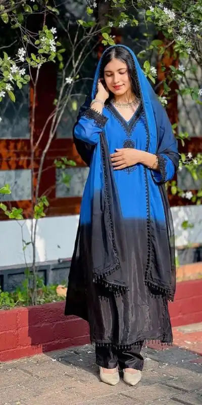 SR 1710 Blue French Crep Silk Salwar Suit Perfect for Wedding, Party, Engagement, Baisakhi, Pongal – . Special Price ₹2149. Delivery 4-6 Working Days | Jump Suits, Straight Suits, Casual Suits, Creative suits, Designer Suits, Palazzo Suits, Party Wear Suits, Patiala Suits, Salwar suit