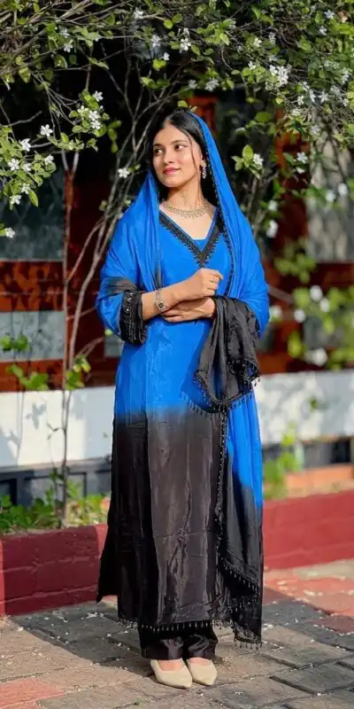 SR 1710 Blue French Crep Silk Salwar Suit Perfect for Wedding, Party, Engagement, Baisakhi, Pongal – . Special Price ₹2149. Delivery 4-6 Working Days | Jump Suits, Straight Suits, Casual Suits, Creative suits, Designer Suits, Palazzo Suits, Party Wear Suits, Patiala Suits, Salwar suit