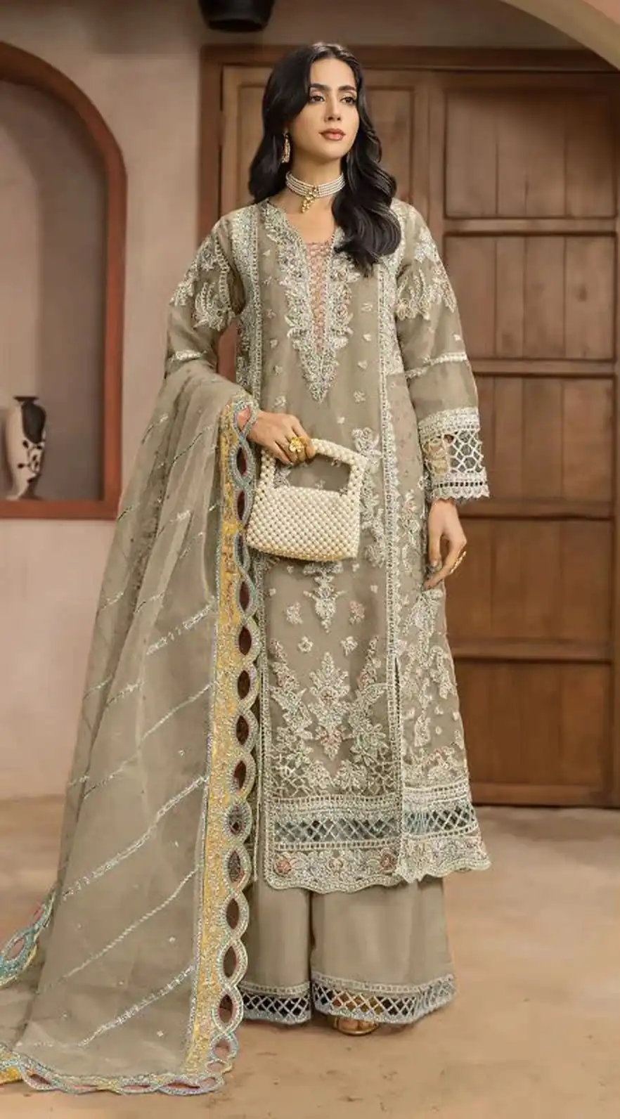 FC 1232 Grey| Chiffon Salwar Suit with Embroidery Work & Sequins Work. Introductory Price ₹2649. Delivery 4-6 Working Days. Shop now. | Jump Suits, Straight Suits, Casual Suits, Creative suits, Designer Suits, Palazzo Suits, Party Wear Suits, Patiala Suits, Salwar suit