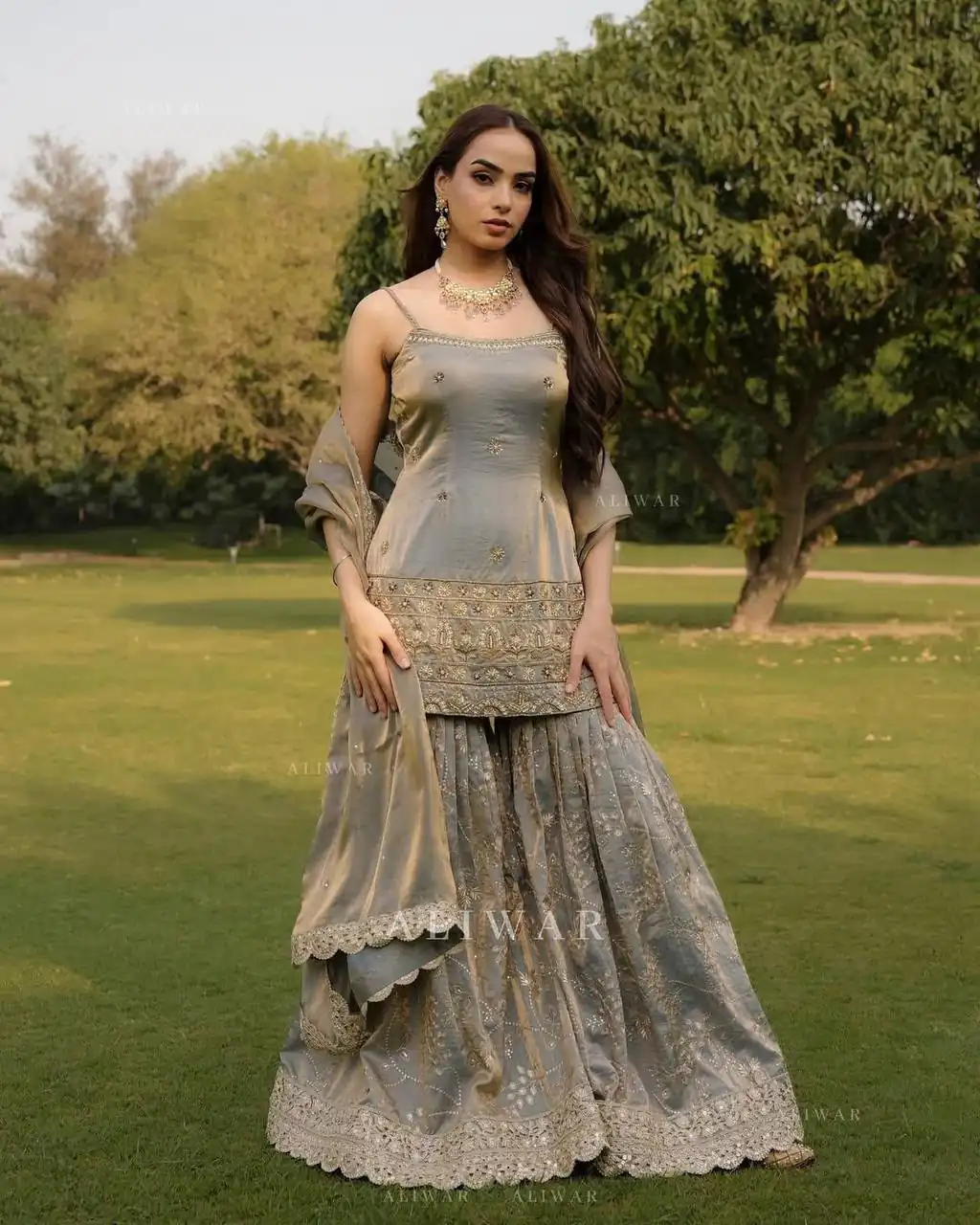 ST 227 Grey in Color Organza Silk Embroidery Work Salwar Suit . Festive Deal ₹2399. Delivery 4-6 Working Days. Online Shop now. | Jump Suits, Straight Suits, Casual Suits, Creative suits, Designer Suits, Palazzo Suits, Party Wear Suits, Patiala Suits, Salwar suit
