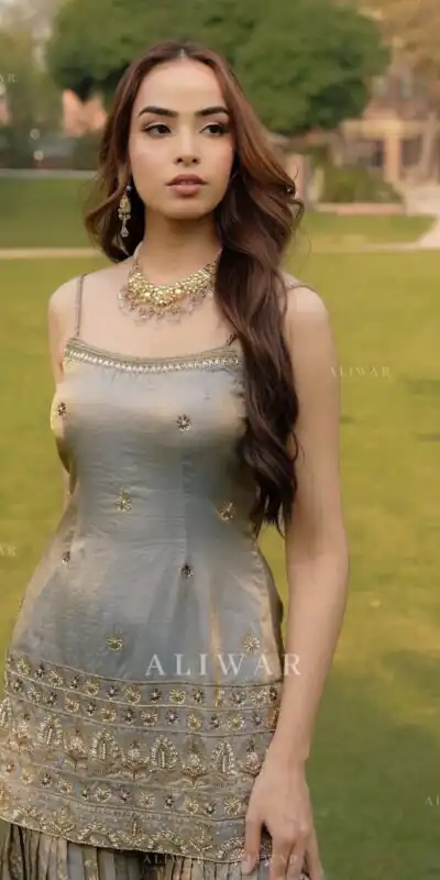 ST 227 Grey in Color Organza Silk Embroidery Work Salwar Suit . Festive Deal ₹2399. Delivery 4-6 Working Days. Online Shop now. | Jump Suits, Straight Suits, Casual Suits, Creative suits, Designer Suits, Palazzo Suits, Party Wear Suits, Patiala Suits, Salwar suit