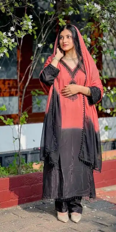 SR 1710 Peach French Crep Silk Salwar Suit Perfect for Wedding, Party, Engagement, Baisakhi, Pongal – . Special Price ₹2149. Delivery 4-6 Working Days | Jump Suits, Straight Suits, Casual Suits, Creative suits, Designer Suits, Palazzo Suits, Party Wear Suits, Patiala Suits, Salwar suit