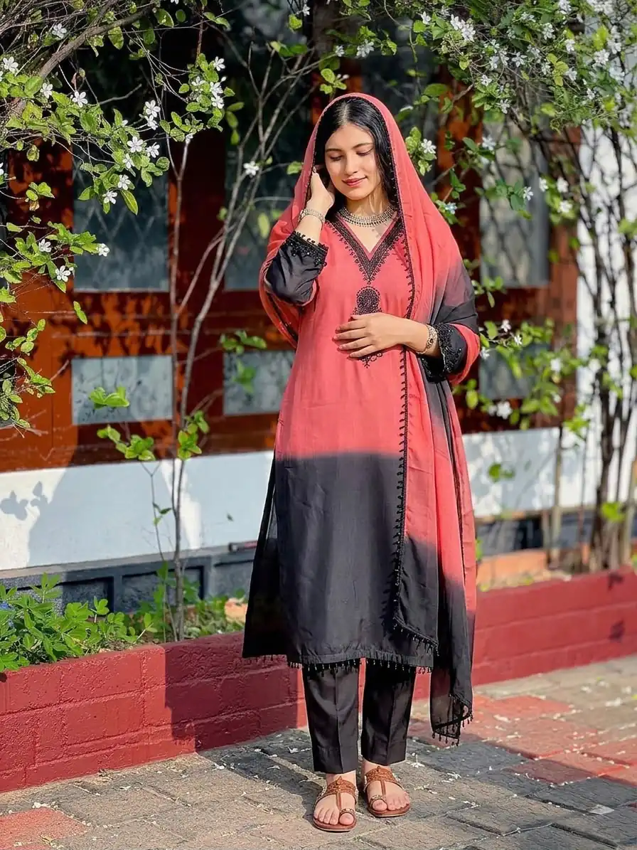 SR 1710 Peach French Crep Silk Salwar Suit Perfect for Wedding, Party, Engagement, Baisakhi, Pongal – . Special Price ₹2149. Delivery 4-6 Working Days | Jump Suits, Straight Suits, Casual Suits, Creative suits, Designer Suits, Palazzo Suits, Party Wear Suits, Patiala Suits, Salwar suit