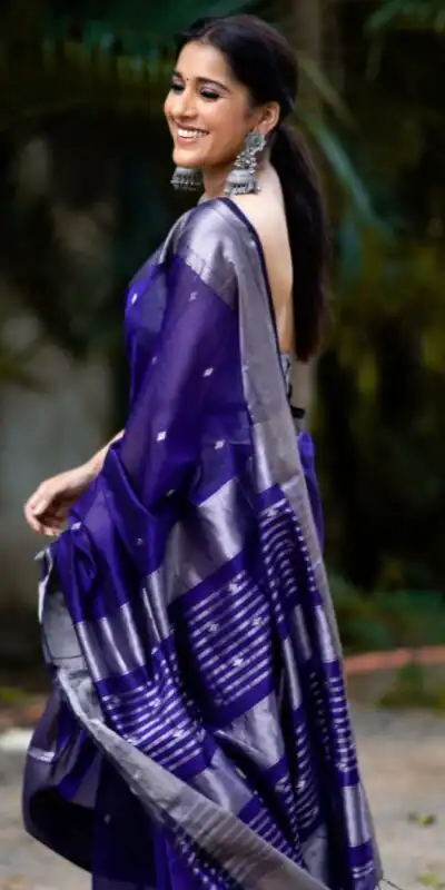 KP 5091 Royal Blue Soft Lichi Silk Saree with Lace Work & Lace Border. Introductory Price ₹1349. Delivery 4-6 Working Days. Shop now. | Bollywood Sarees, Creative Sarees, Designer Sarees, Embroidered Sarees, Ethnic Saree, Modern Digital sarees, Party Wear Sarees, Sarees