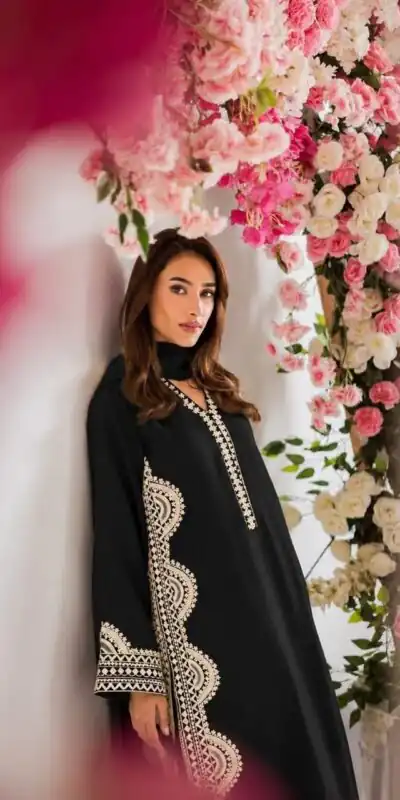 RTC 6060 Black in Biscuit Slab. Thread Embroidery & Embroidery Work Salwar Suit Special Price ₹2399. Delivery 4-6 Working Days. Shop now. | Jump Suits, Straight Suits, Casual Suits, Creative suits, Designer Suits, Palazzo Suits, Party Wear Suits, Patiala Suits, Salwar suit
